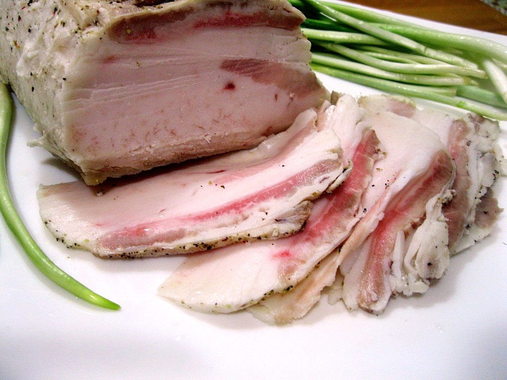 Сало в рассоле «тузлук»