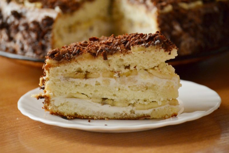Бисквитный торт с белковым кремом рецепт с фото в домашних