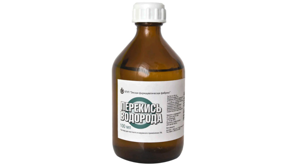Перекись водорода – лечебные свойства