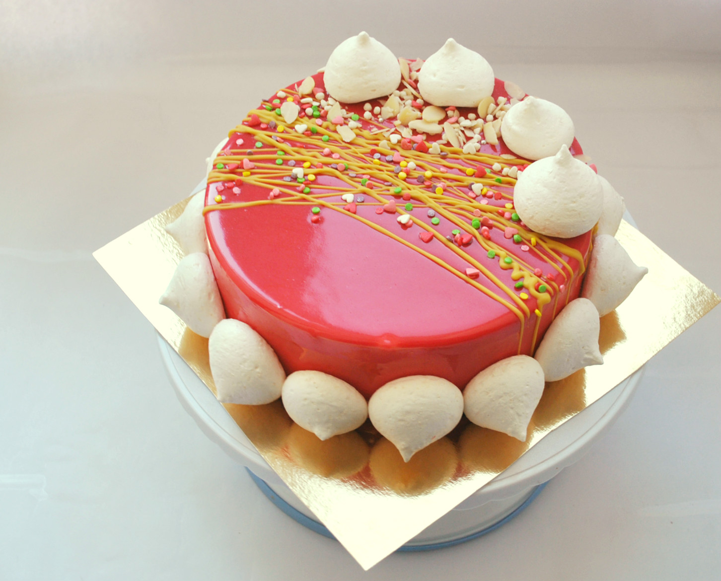 Прозрачная зеркальная глазурь