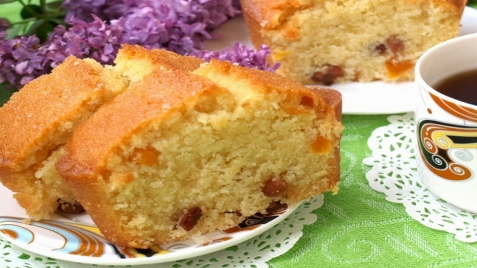 Манник с тыквой, орехами и апельсиновой пропиткой