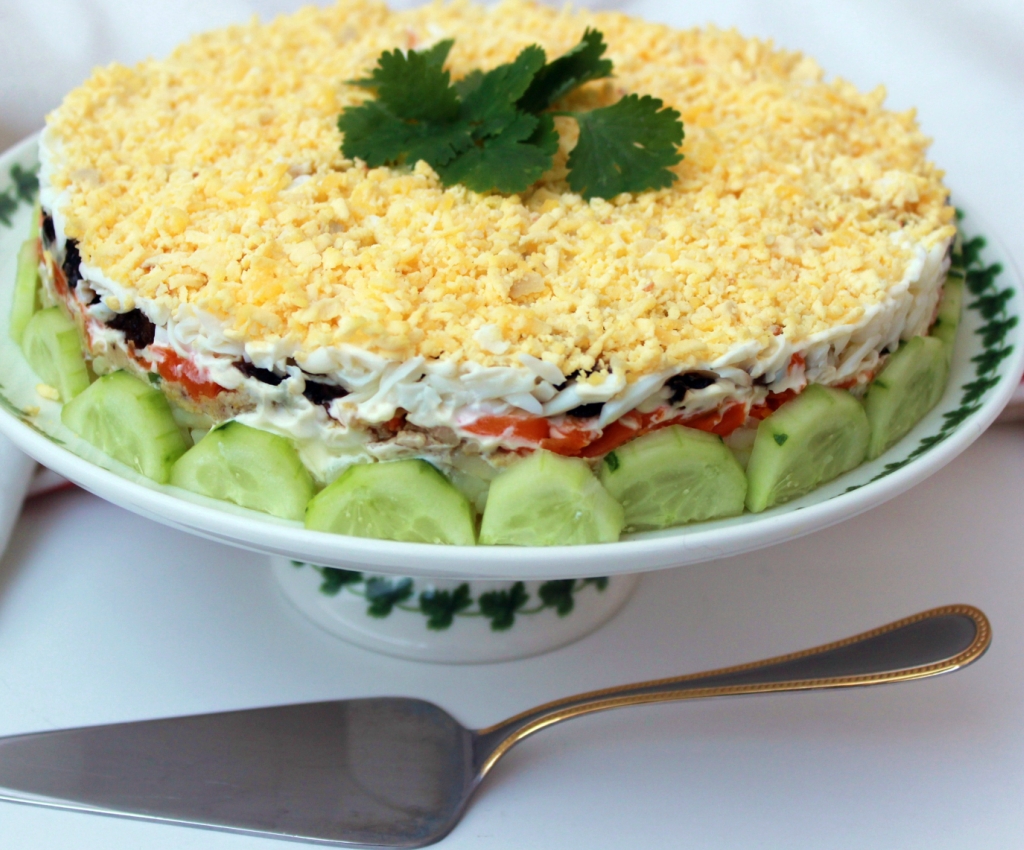 Салат на день рождения вкусные рецепты с фото простые