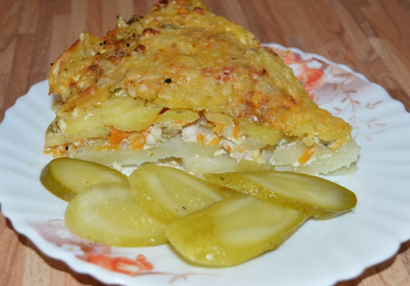 Картофельная запеканка с курицей 7 рецептов в духовке и