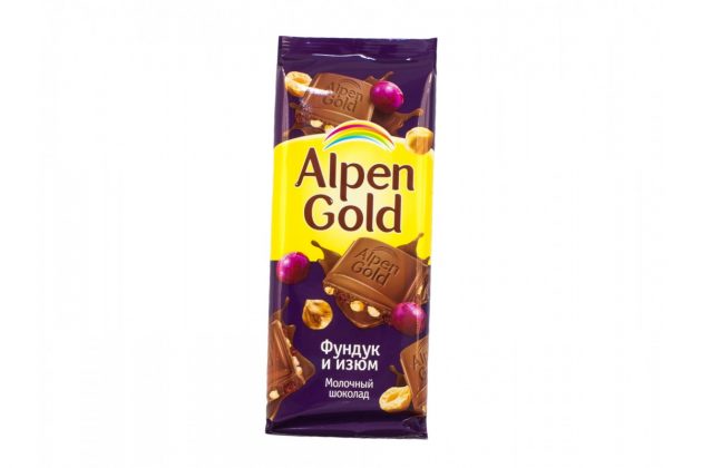 Шоколад Альпен Гольд (Alpen Gold): все виды, состав, производитель