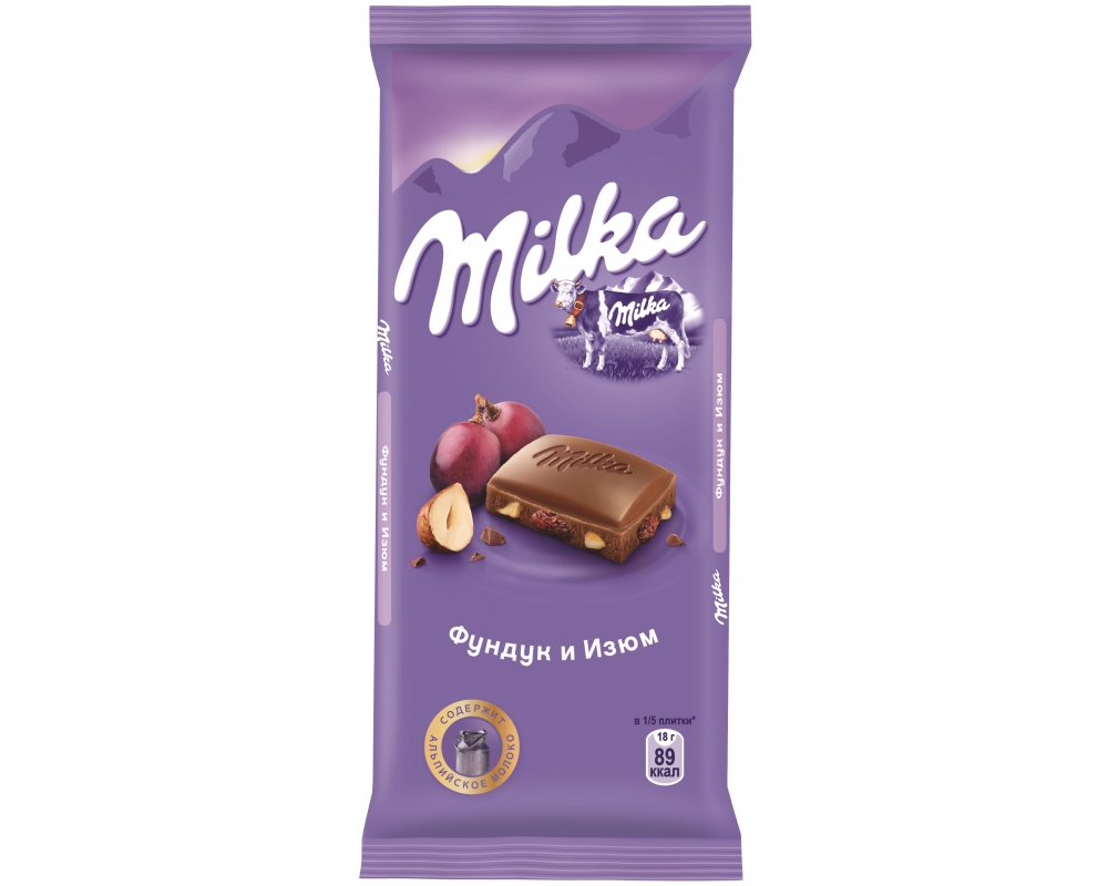 Шоколад Милка (Milka): ассортимент видов и вкусов, состав, калорийность ...