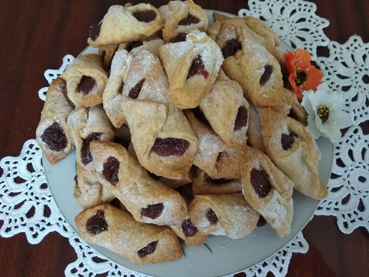 Творожное печенье "Минутка" с джемом