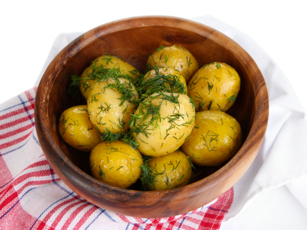 Фаршированный картофель в мультиварке