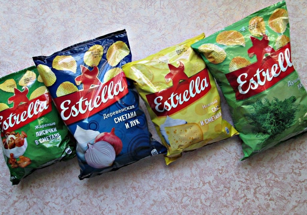 Чипсы Эстрелла (Estrella): состав, вкусы 2 оригинальных и простых ...
