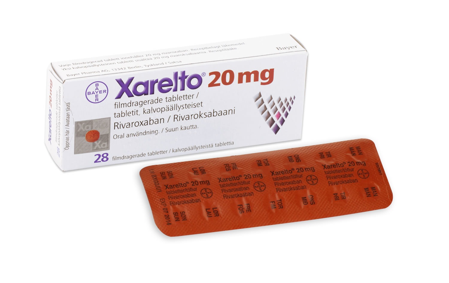 Ксарелто 20 мг 10 таблеток