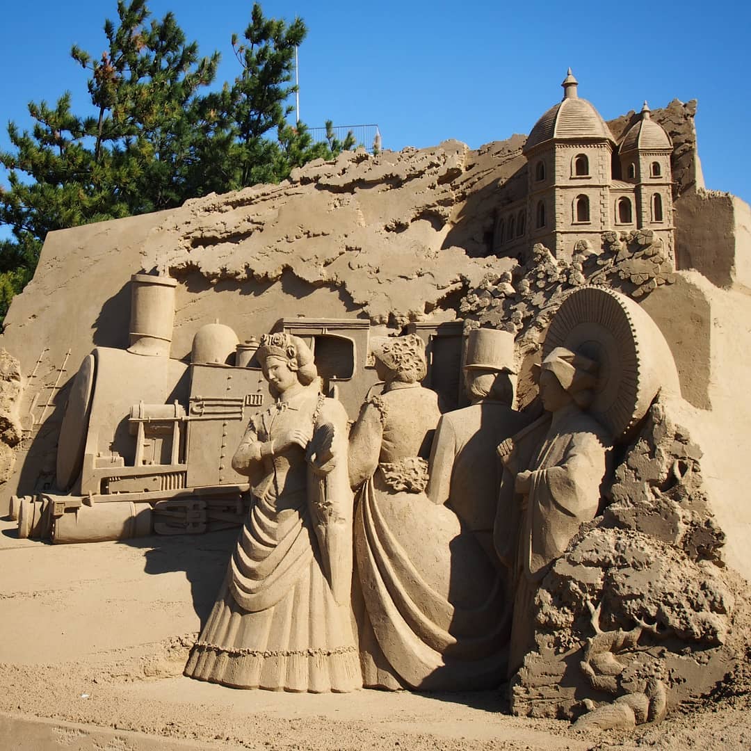 Коллекция песочных скульптур