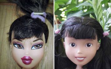 Соня Сайн смывает с кукол агрессивный макияж