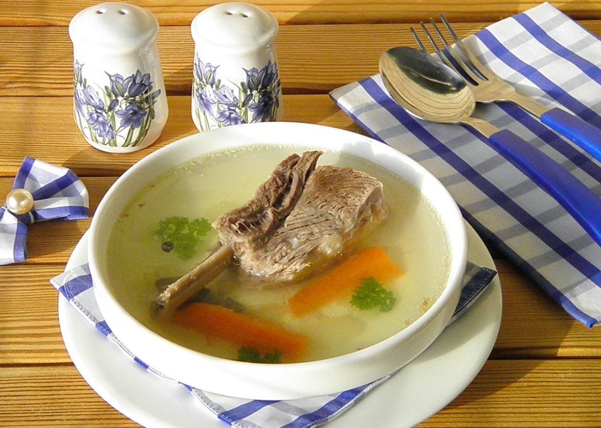 Бульон говяжий, настоящий