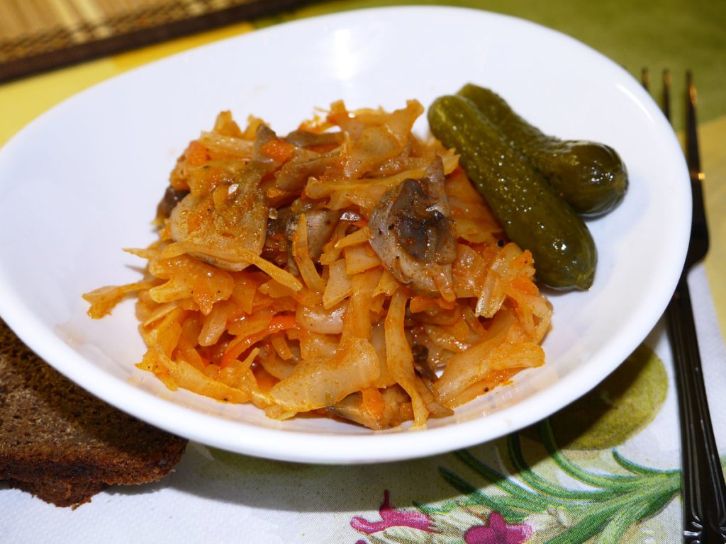 Грибная солянка (постная)