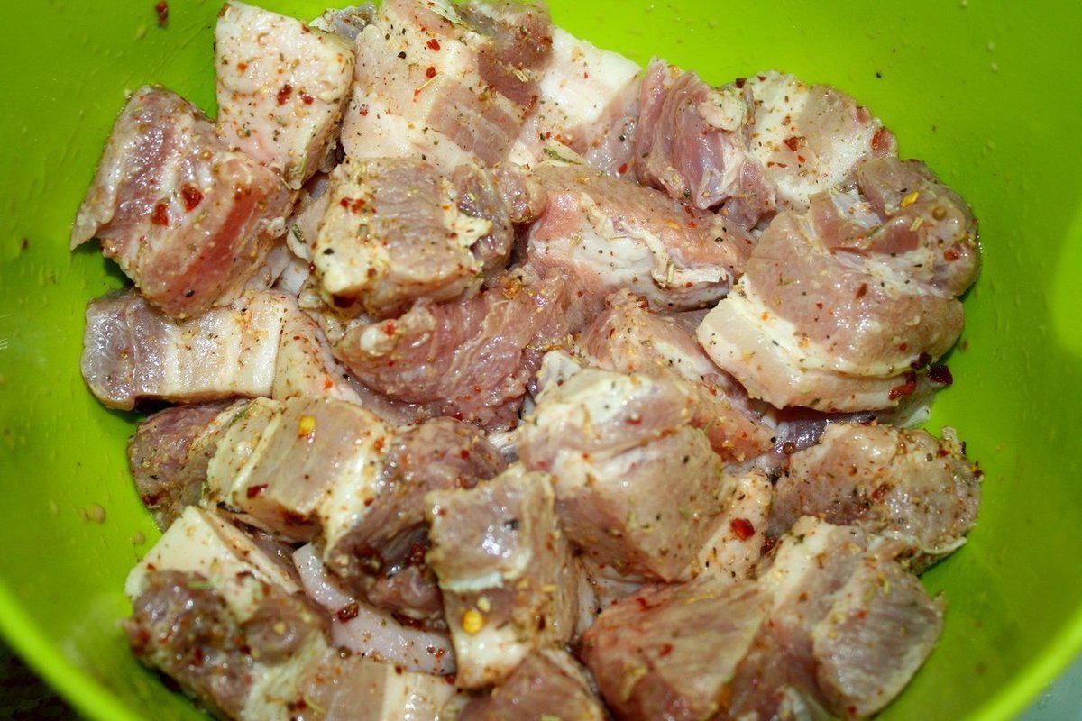 Маринад для шашлыка с киви из свинины рецепт фото пошагово