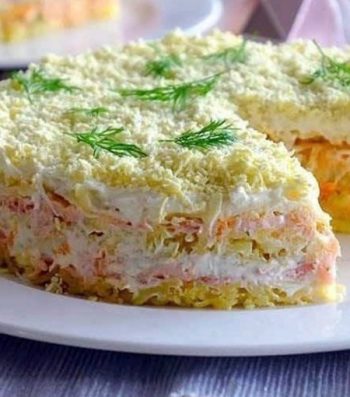 Салат с горохом — 2 вкусных рецепта